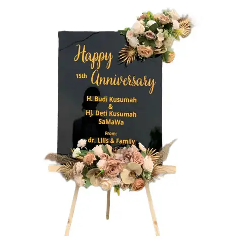 Papan Bunga Akrilik Kebon Kacang